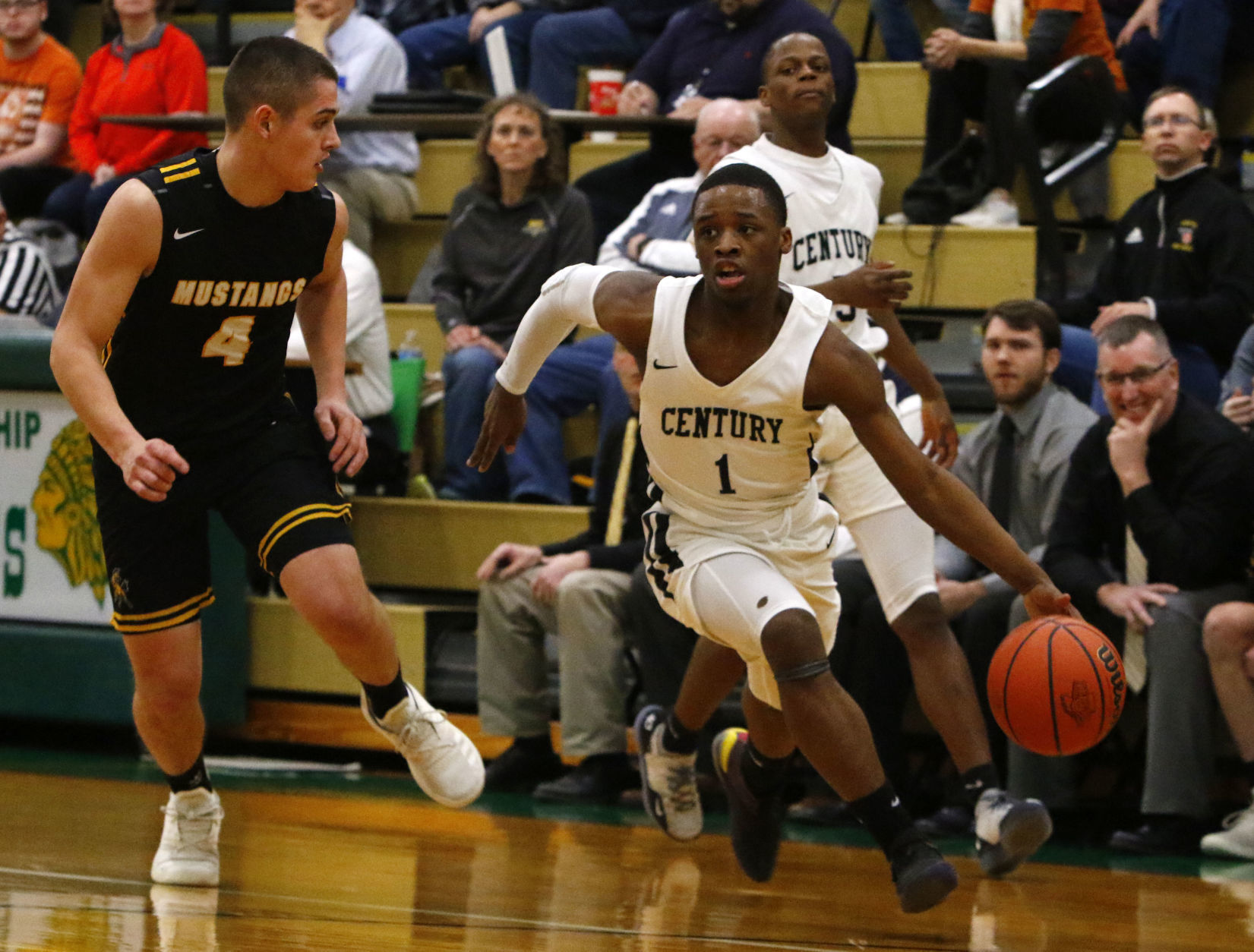 Gallery: Boys basketball Class A sectional final - Kouts vs. 21st Century